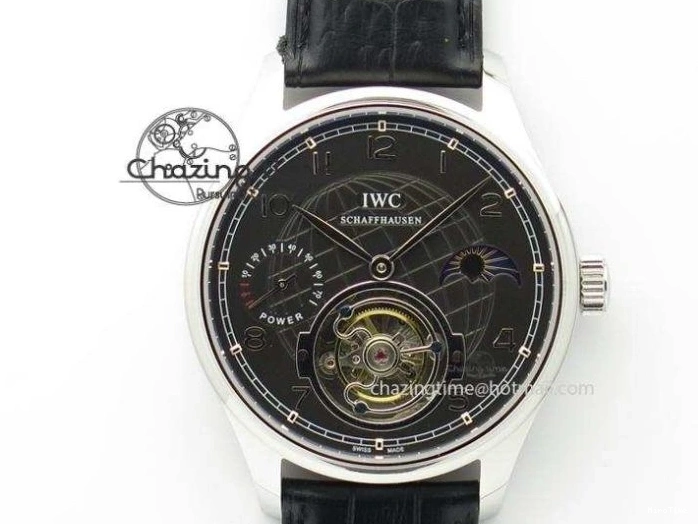 MIROTIME 0710 Portuguese Real PR IW500112 ZF 1:1 Laureus Edition On Black Leather Strap A Flexible 7369